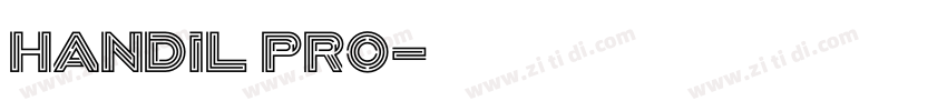 Handil Pro字体转换
